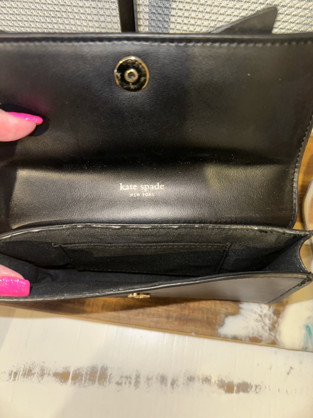 kate spade Black Belt Bag Bow-Accent Crossbody Bag - Picture 5 of 5